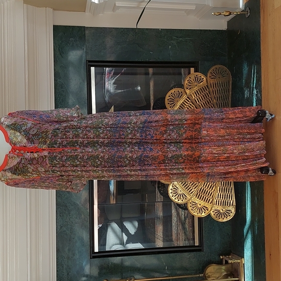 Sundance Dresses Sundance Flowy Floral Multicolor Maxi Dress Poshmark
